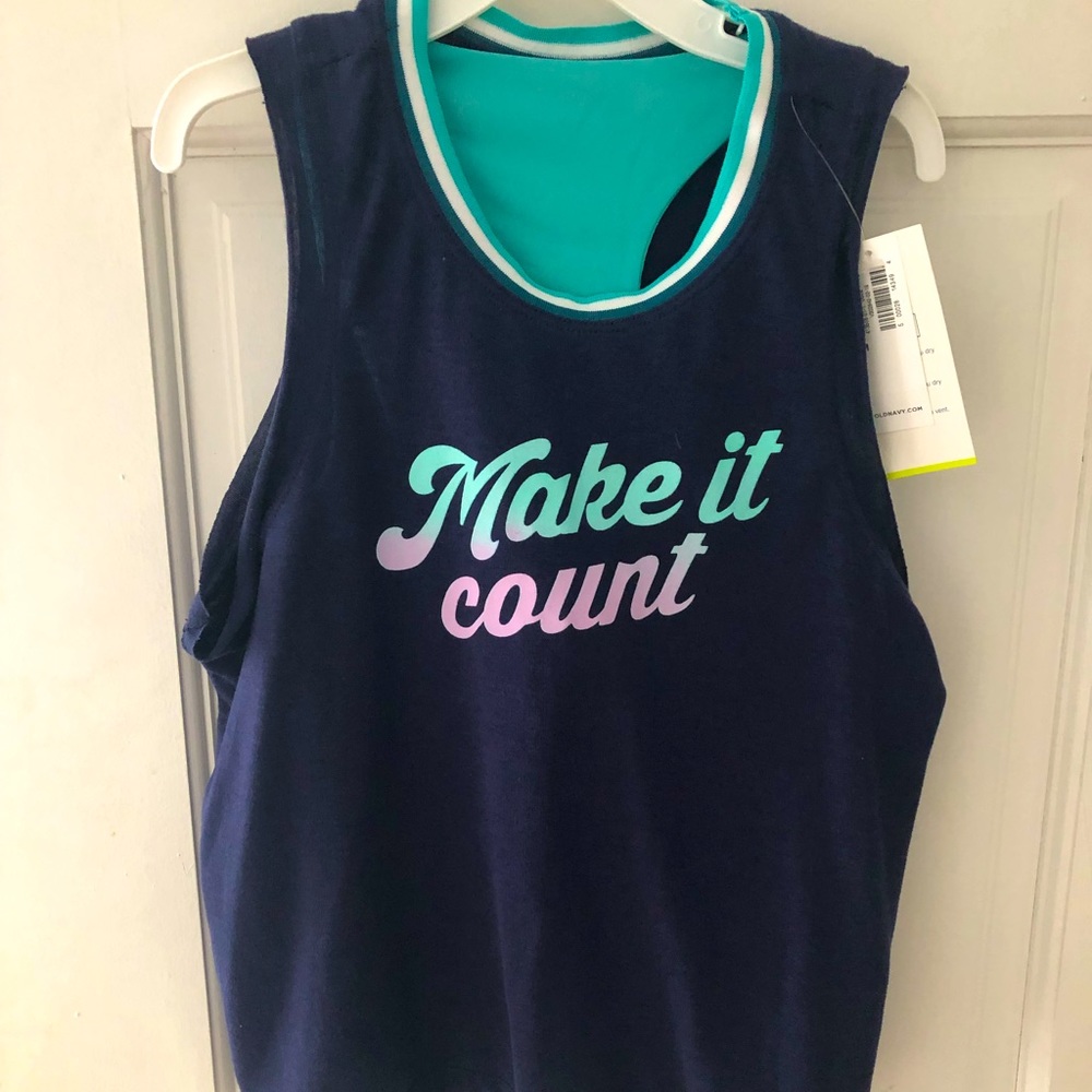 Old Navy big girl’s sleeveless athletic tank top